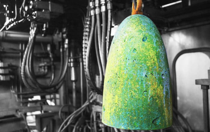 lampada in cemento a-vida